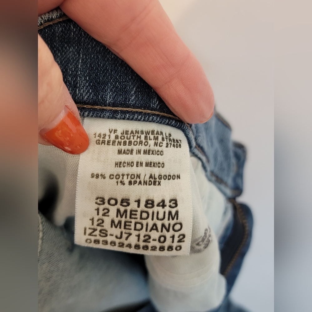 NWT Lee Relaxed Straight Leg Blue Denim Jeans Size 12M - Picture 11 of 12